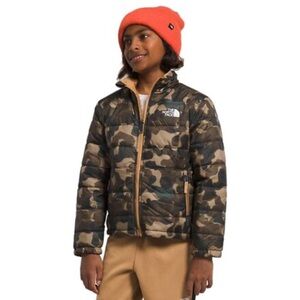 The North Face Mount Chimbo Reversible Camo Tan Jacket Boys Large